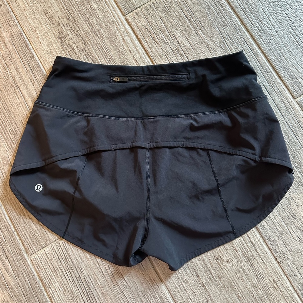Lululemon High Waisted Speed Up Shorts